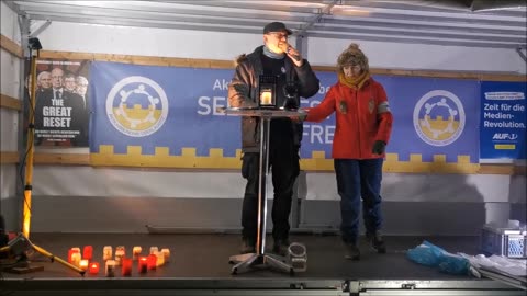 Eröffnung EDGAR, Kleine Andacht KATRIN - BAUTZEN, Kornmarkt, 06 02 2023, 105. MAHNWACHE