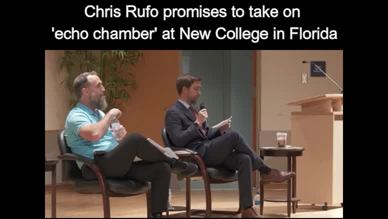 Chris Rufo promises to take on woke 'echo chamber' at Florida college