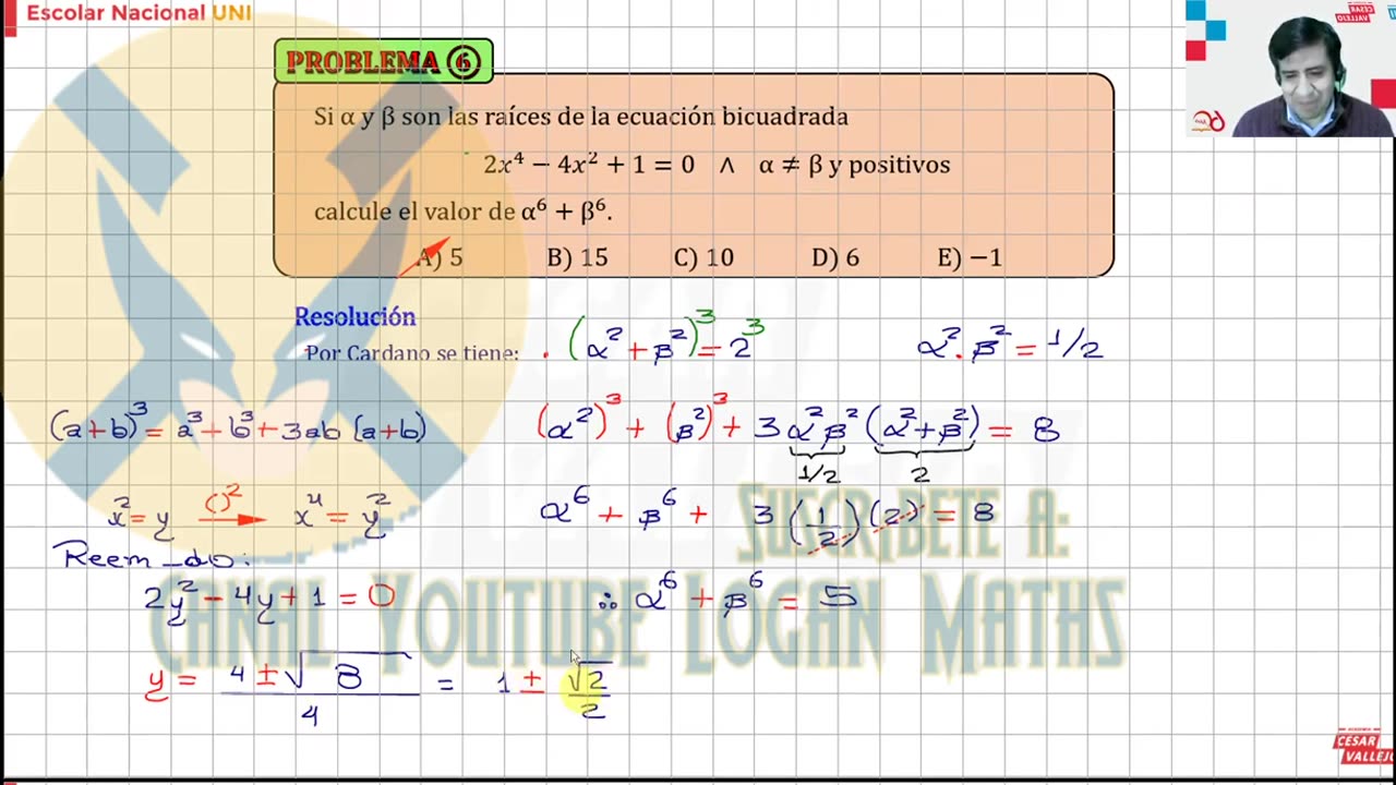 ESCOLAR NACIONAL UNI | Semana 02 | Habilidad Verbal | Álgebra