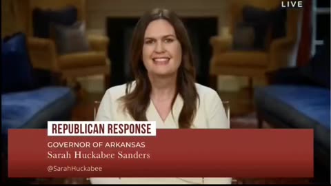 👀 Sarah Huckabee Sanders GOP Response In Full! A Must See! 👀