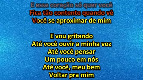 Karaoke Chitãozinho e Xororó Até voce voltar com segunda voz