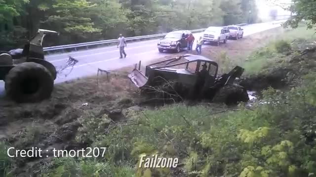 VEHICLE RECOVERY GONE WRONG - TRUCK VS EXTREMELY MUDDY ROADS - Good Driving Skills or Luck?