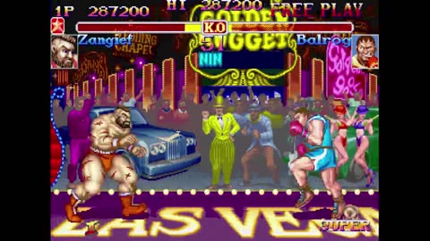 Hyper Street Fighter II / Arcade Gameplay / Zangief - World Warrior - LV:8.