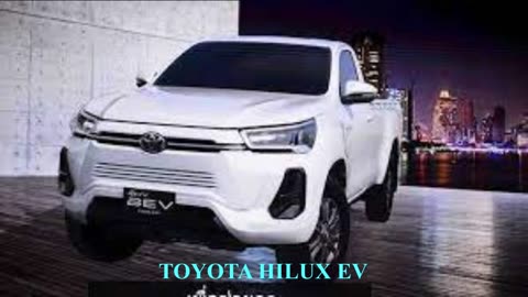 TOYOTA HILUX EV - APRESENTADA NA TAILÂNDIA O CONCEITO QUE DEVE SER VENDIDO GLOBALMENTE.