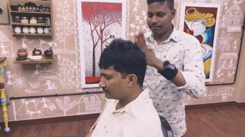 Shampoo Hair Wash Head Massage _ Indian Massage