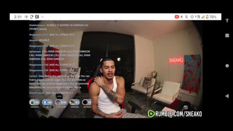 Sneako motivating the youth