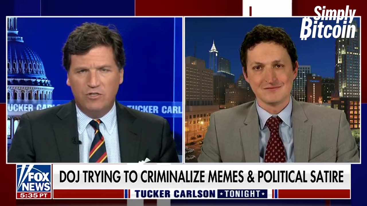 TUCKER CARLSON: White House Making Bitcoin Memes Illegal?!