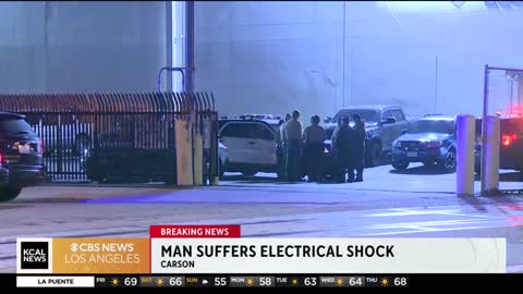 Electrical shock victim at Carson business hospitalized