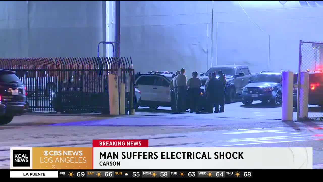 Electrical shock victim at Carson business hospitalized