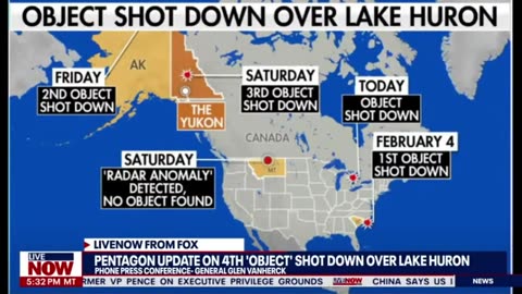 REPORTER: "These [objects] that have been shot down since Friday — are they weather balloons?"
