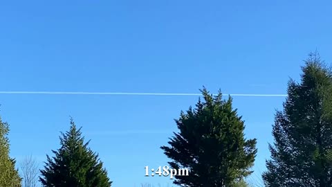 Airplanes and plane trails #4 long aircraft trails