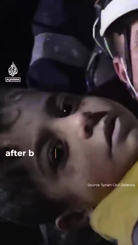 Infant baby born under the rubble after Turkey-Syria earthquake AJ #shorts