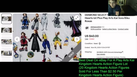 Outtake #188 Of The Best Deal On eBay For A Play Arts Kai Kingdom Hearts Action Figure Lot