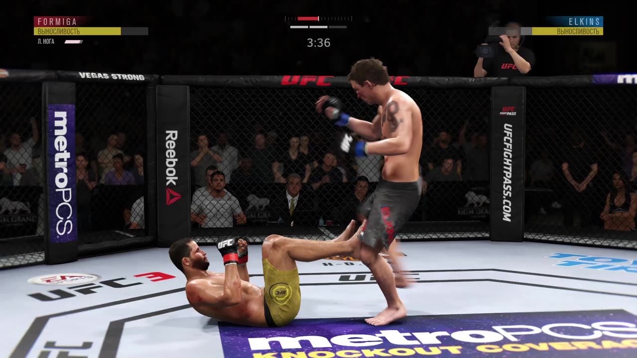PS4 bot Jussier Formiga vs user Darren Elkins