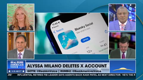 ALYSSA MILANO DELETES TWITTER/X