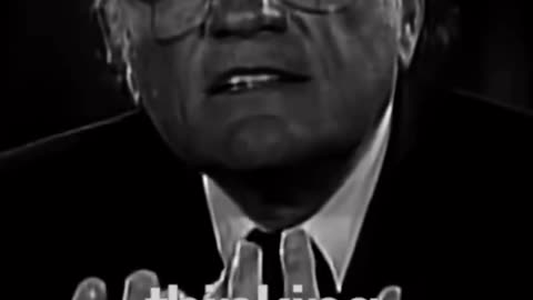 Billy Graham | Put Jesus first we are living in a fallen world. #Godfirst