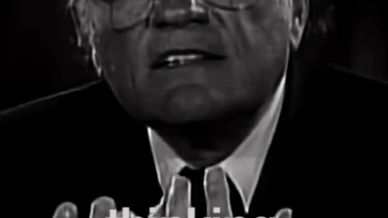 Billy Graham | Put Jesus first we are living in a fallen world. #Godfirst