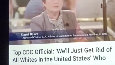 CDC just get rid of all the whites