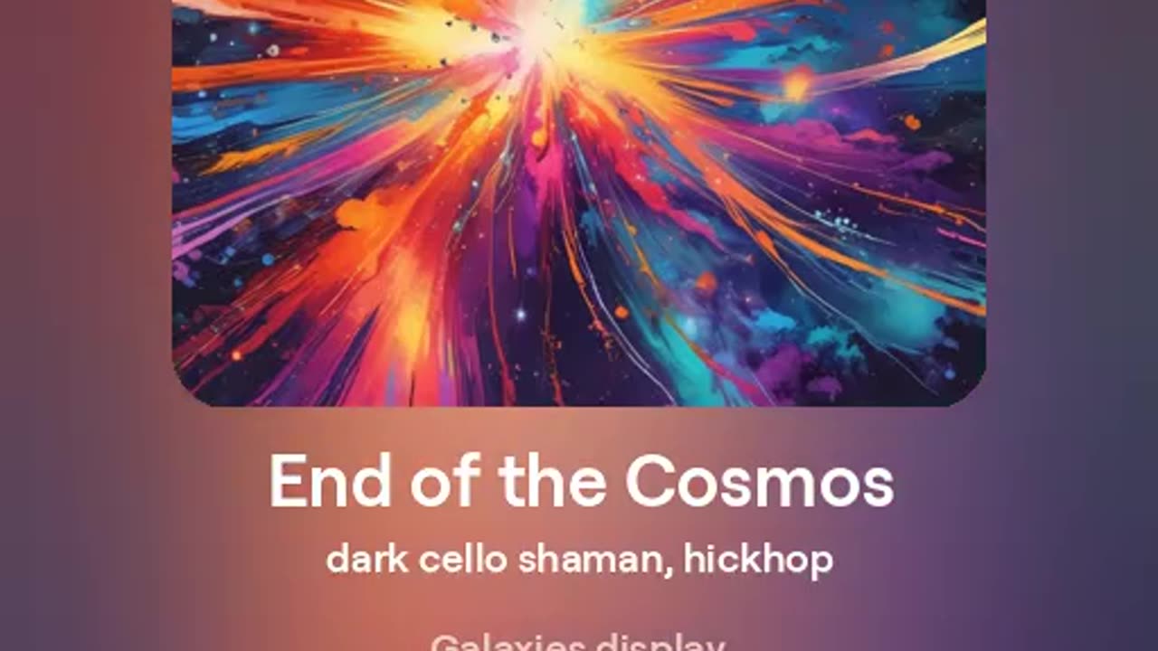 End of the Cosmos