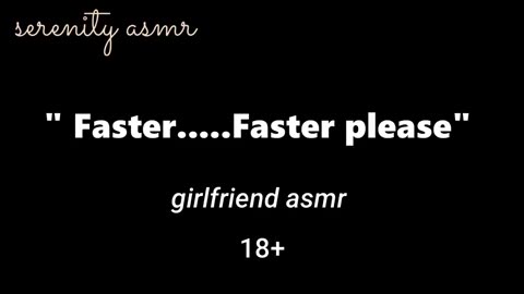 "FASTER... FASTER PLEASE" | GIRLFRIEND A.S.M.R. | KISSING/MOANING SOUNDS | SEX W/ SUBMISSIVE G.F.