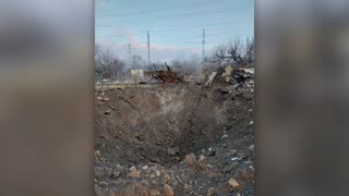 Damage in Zaporizhzhia, Ukraine after Russian attack