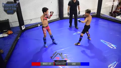 (MMA Kids) - Bruce Lee vs Caio Champions Fight Kids