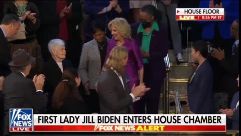 Jill Biden just kissed Kamala Harris’ husband on the lips