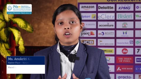 Batch 2023-25 Placements - Ms. Anukriti Katiyar at eClerx