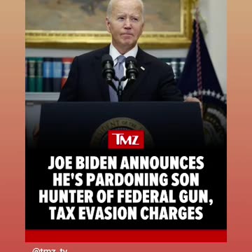 Joe biden pardons his son don't look surprised it happens 12/3/24