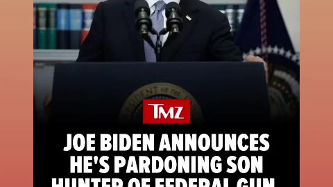 Joe biden pardons his son don't look surprised it happens 12/3/24