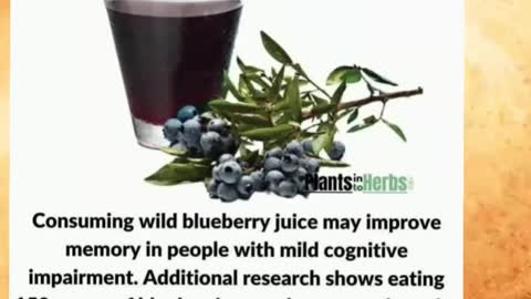 HEALTH BENEFITS OF BLUEBERRY JUICE😋