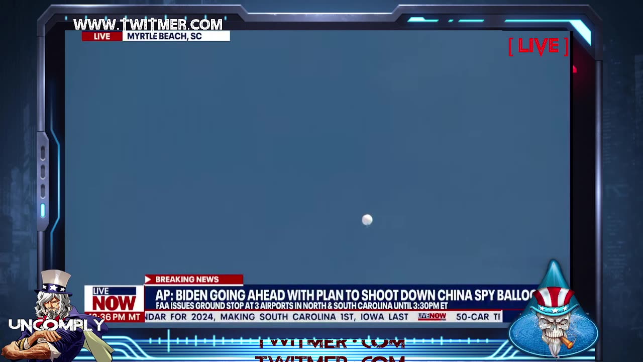TWITMER : China Balloon Shot Down