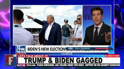 TRUMP GAGGED FOR TRUTH; BIDEN GAGGED FOR LIES