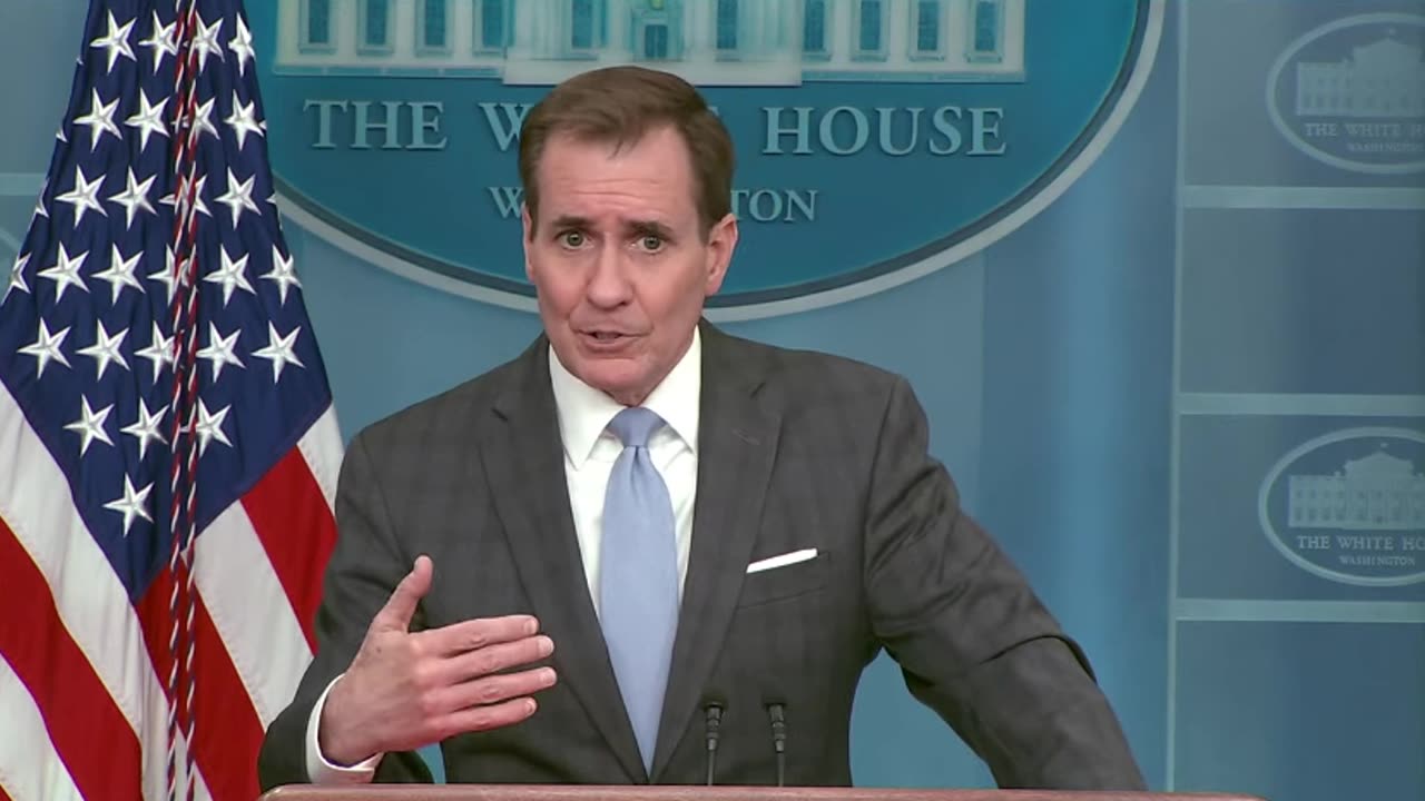 John Kirby: "To make clear to the Ukrainian people ... the U.S. is going to continue to stand by them going forward..."