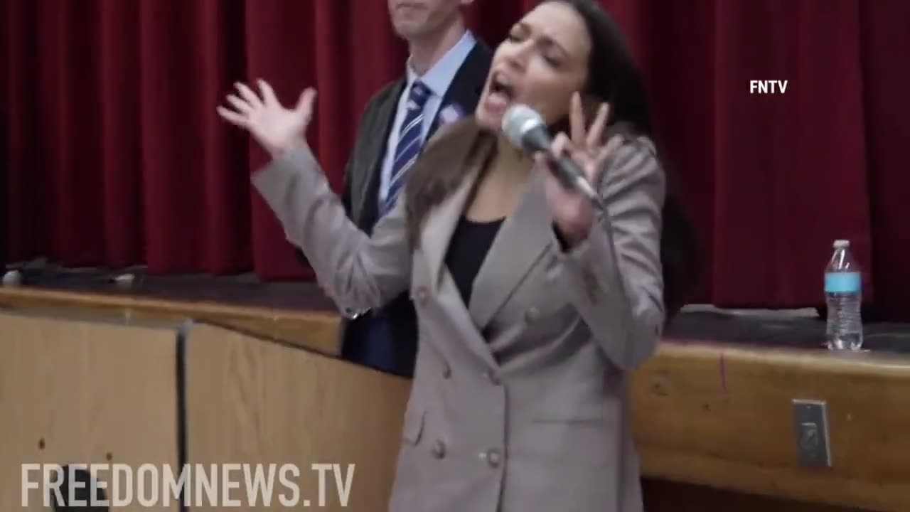 Alexandria Ocasio-Cortez (AOC) Code Switching at Event in 2022