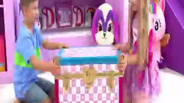 Diana And Roma Play Outdoor Racing Games Cartoons For Kids-