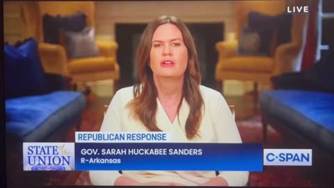 Republican Response to SOTU - Gov. Sarah Huckabee Sanders