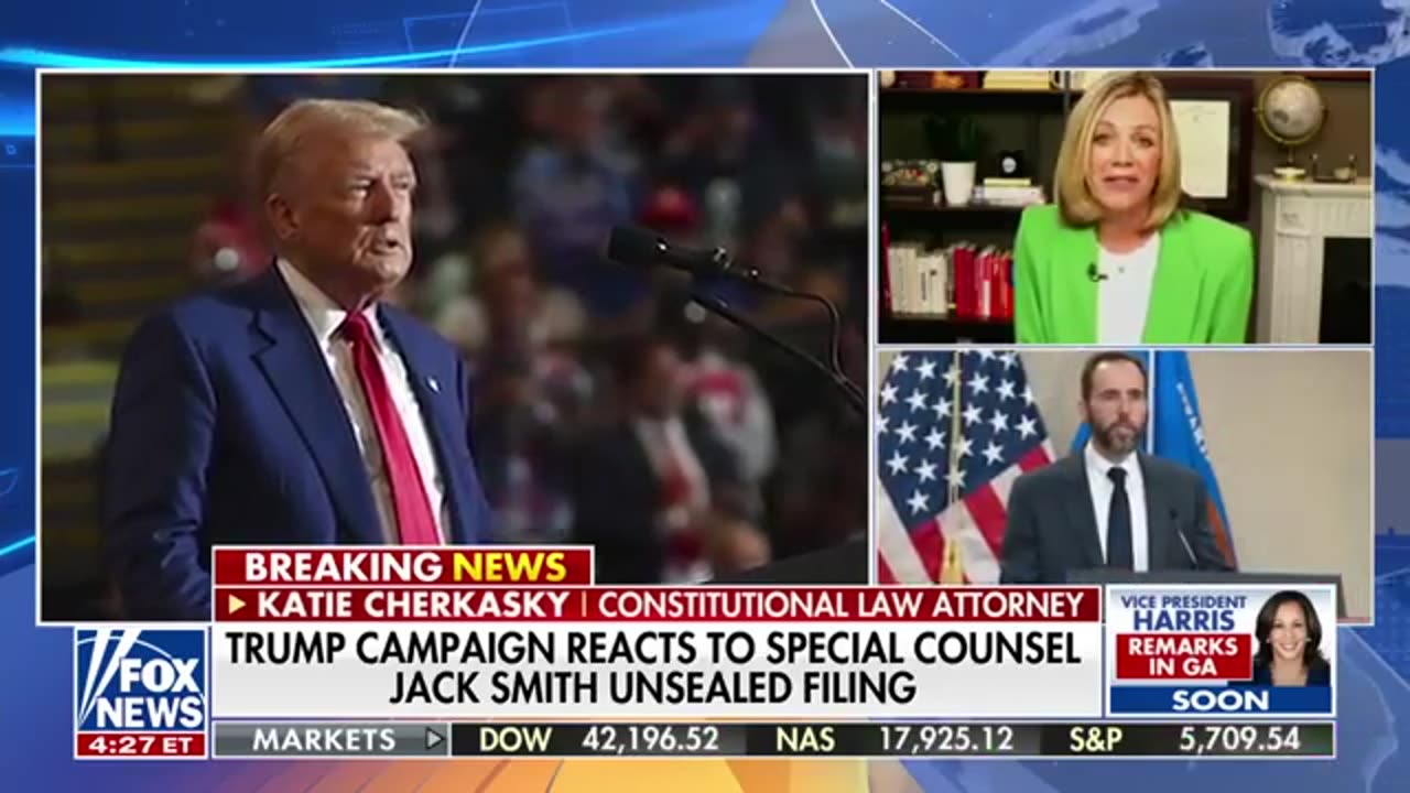 Trump campaign reacts to bombshell filing from Special Counsel Jack Smith