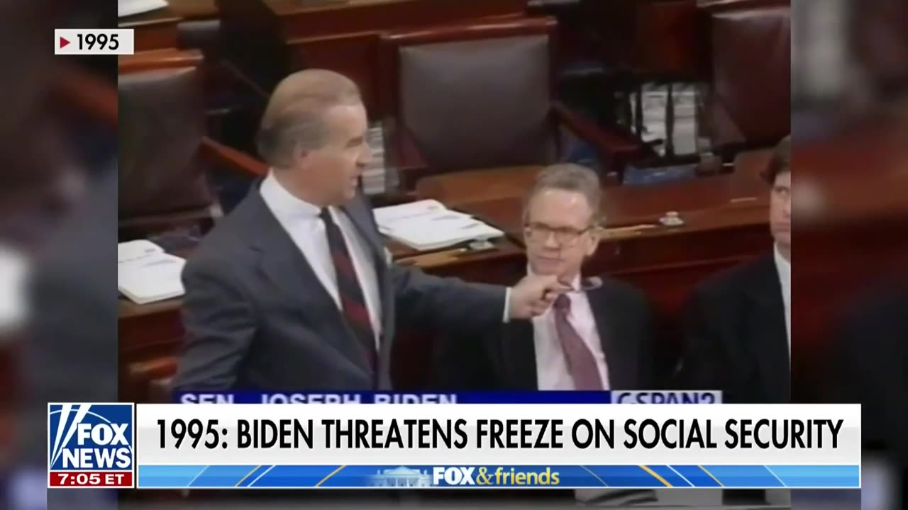 Biden Threatens Freeze On Social Security In 1995