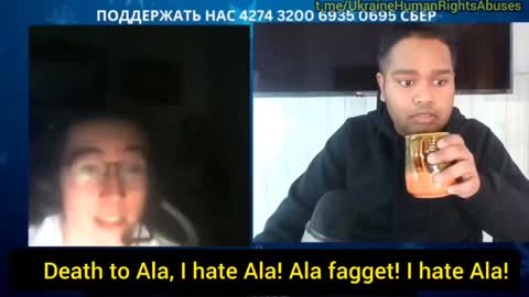 Ukrainian chat reaction to Muslim (Ukronazi brain cells at work)