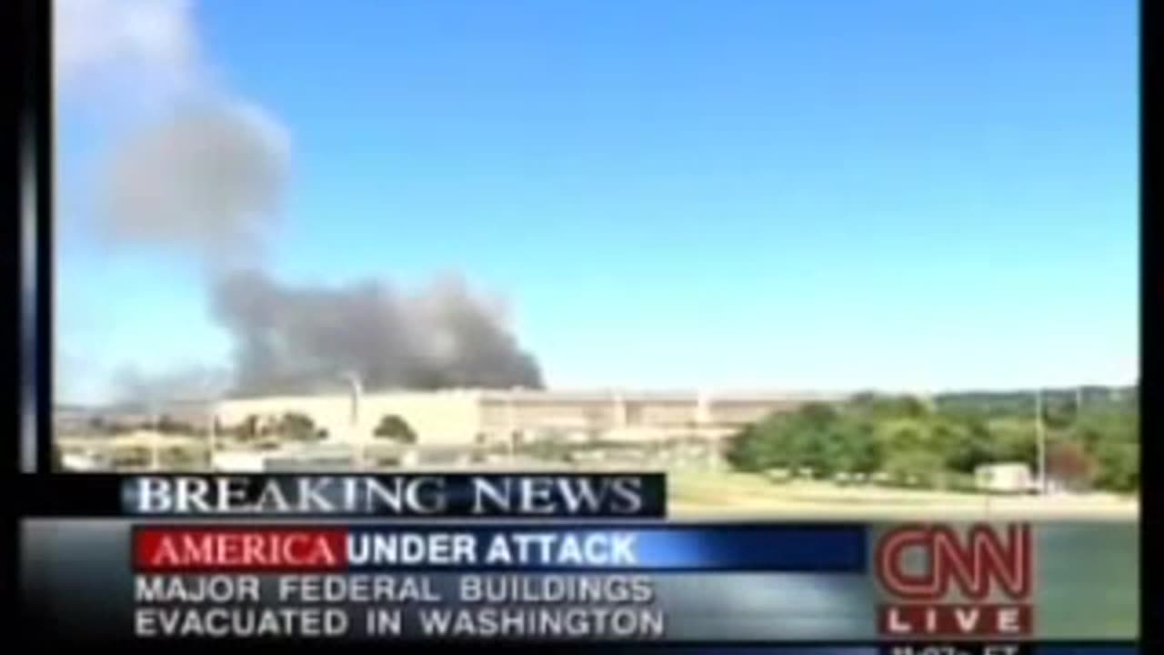 911 Another 50 Story Collapse Or Explosion Reported On CNN At 1105 am