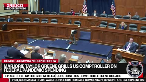 Marjorie Taylor Greene Grills US Comptroller On Pandemic Cash Given To Abortion Providers