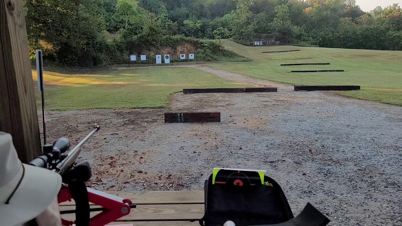 First 8 shot group