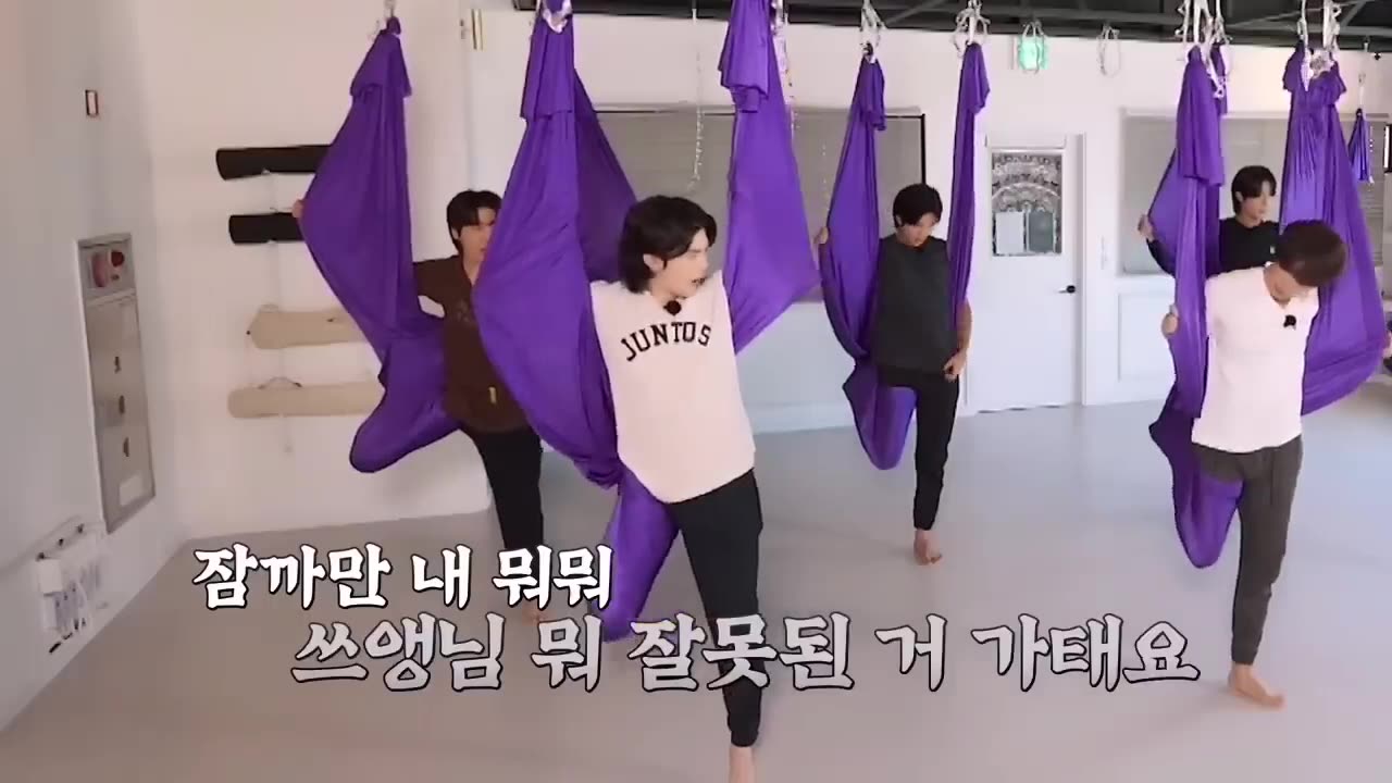 BTS try flying yoga 🧘‍♀️ // Hindi dubbing // Part-1