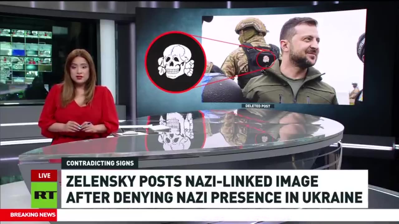 ZELENSKY TRYING TO DISMISS CLAIMS OF NAZIS IN UKRAINE