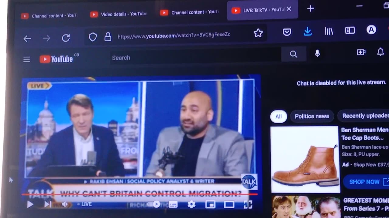#talktv, the wrong kind of immigrants ,