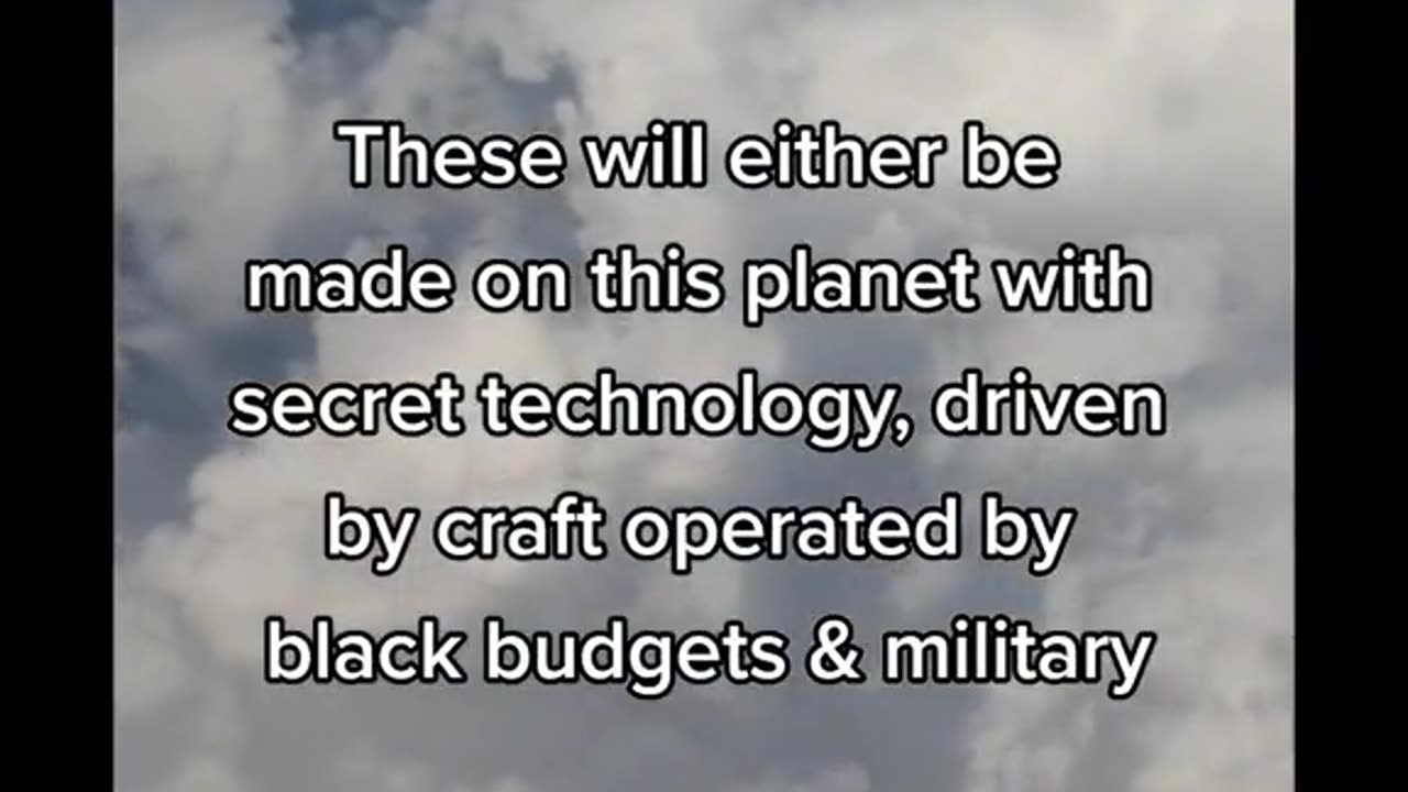 The Biden UFO in the skies were either military secret projects or bluebeam technology