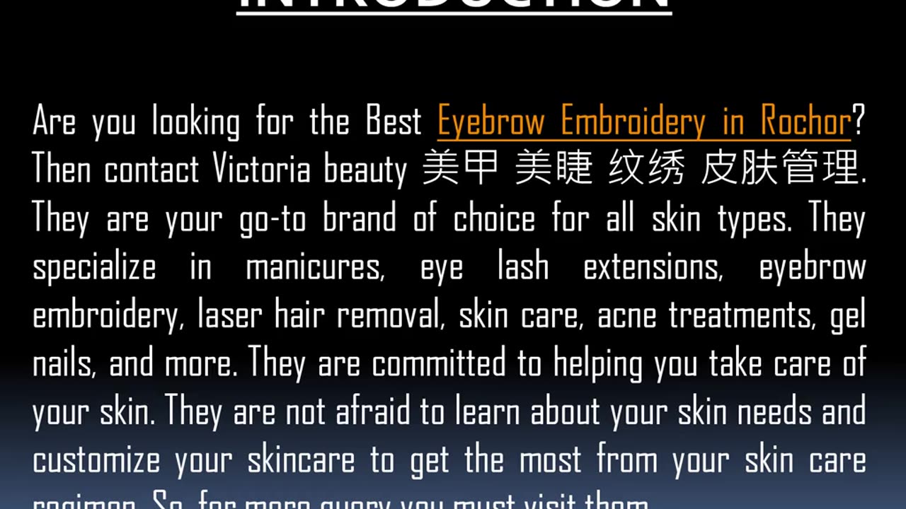 Best Eyebrow Embroidery in Rochor