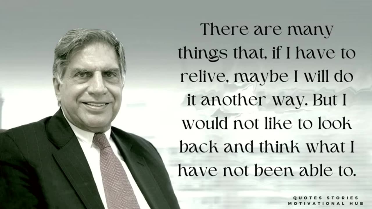 Legend Ratan Tata quotes