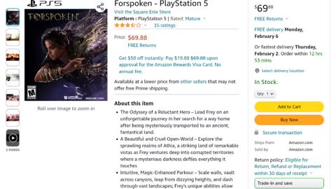 Forspoken failed game already on sale